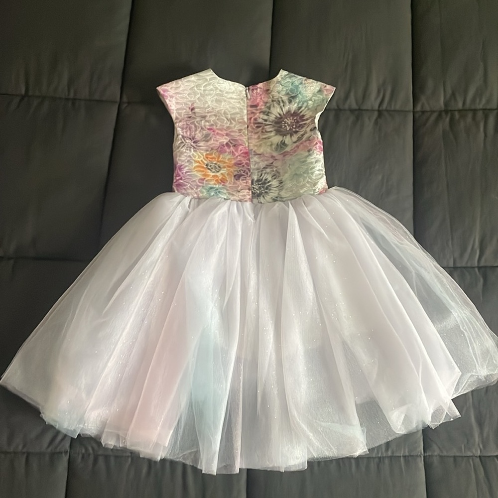 Halabaloo dress with tulle for girls, size 2T - Picture 4 of 5